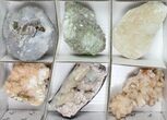 Mixed Indian Mineral & Crystal Flat - Pieces #95624-1